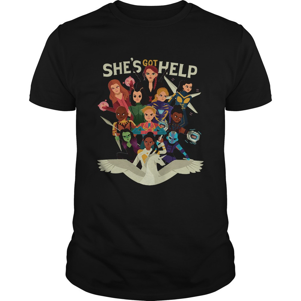 Shes Got Help Women Of Marvel Shirt